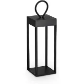 Ideal Lux 323237 ENYA Tragbare Außenleuchte H300mm LED 5W 300/160lm 3000K IP54 Schwarz, Akku, Ein/Aus