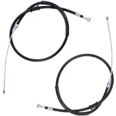 BESTPRICE 2x Handbremsseil Scheibenbremse Hinterachse [Hersteller-Nr. 10621877] für Opel, Fiat, Citroën, Vauxhall, Peugeot