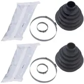 BESTPRICE 2x Faltenbalgsatz, Antriebswelle [Hersteller-Nr. 10701739] für Lancia, Fiat