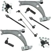 BESTPRICE 10-teiliger Querlenkersatz Vorne li re [Hersteller-Nr. 10663075] für Audi, VW, Seat