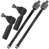 BESTPRICE 2x Spurstange + Spurstangenköpfe [Hersteller-Nr. 10661920] für Audi, VW, Seat