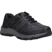 Josef seibel Schnürschuh "Leroy 56, schwarz-kombi", Herren, Gr. 42, schwarz (schwarz, kombi), Obermaterial: 100% Rindsleder Leather cow., Schuhe Schnürschuh