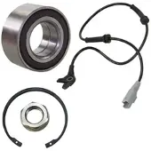 BESTPRICE Set Radlager Vorderachse + ABS-Sensor [Hersteller-Nr. 30910228] für Peugeot