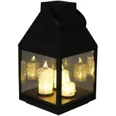 Affek Design LAMPION ADWENTOWY RORATNI LED 25CM 3 ŚWIECE