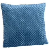 Amadeus Kissen Damier Nachtblau - Quadrat Polyester 40x8 cm