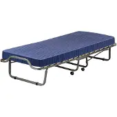 Talamo Italia Klappbett Venera, Feldbett mit 15 Latten, inklusive Matratze, platzsparendes Kinderbett, 100 % Italy, 80 x 190 x 39 cm, Schutzhülle auf Anfrage