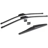 BESTPRICE Wischerblattsatz vorne + hinten [Hersteller-Nr. 40790868] für Mercedes-Benz
