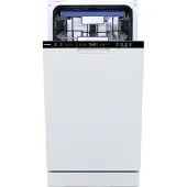 Heinner HDW-BIM45710AD+++, Voll integriert, Single (45 cm breit), Berührung, LED, 3 Korb/Körbe, höher