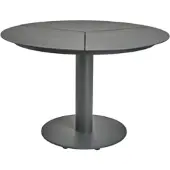 Brafab Gartenesstisch Peace aus Aluminium, modern rund, anthrazit, für 4–5 Personen