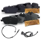 BESTPRICE 8x Bremsbeläge +VWK Vorne + Hinten [Hersteller-Nr. 40668487] für Mini