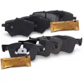 BESTPRICE 8x Bremsbeläge Vorne + Hinten [Hersteller-Nr. 40668201] für Peugeot, Opel, Toyota, Citroën