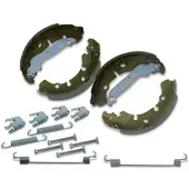 BESTPRICE Bremsbackensatz Trommelbremse + Zubehör [Hersteller-Nr. 41242382] für Mazda, Ford