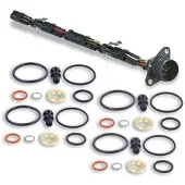 BESTPRICE Anschlussleitung Einspritzventil +Dichtsätze PDE [Hersteller-Nr. 40192002] für Audi, Seat, Skoda, Ford, VW