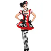 Leg avenue Harlekina Clown - Karneval und Faschingskostüm