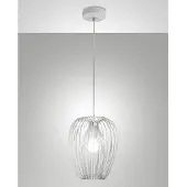 FABAS LUCE Pendelleuchte Camp E27 Ø250mm Weiß