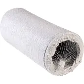 Wallair N52856 Fleksibel spiralslange Plastic (Ø x L) 12.7 cm x 6 m Hvid