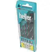 Heller Holz-Spiralbohrer-Set 5teilig