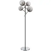 Ideal Lux Stehlampe Equinoxe, chrom / silber, für Wohn- / Esszimmer, Metall, Stehlampe
