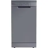 Candy Brava CDPH 2L1047S, Freistehend, Single (45 cm breit), Silber, 2 Korb/Körbe, Zusammenklappbar, Korb