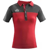 Acerbis Belatrix Damen Polo T-Shirt Farbe: Rot/Grau, Grösse: M