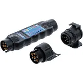 Bgs 2171 Anhänger- / Zugfahrzeug-Elektrik-Tester, 7- / 13-polig