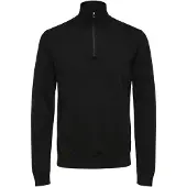 Selected Herren Pullover & Cardigans Slhberg Half Zip Cardigan Noos - Zwart - Größe XL