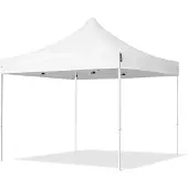 Sonstiges TOOLPORT 3x3m Stahl Faltpavillon, ohne Seitenteile, weiß