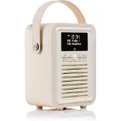 View Quest Retro Mini Radio DAB/DAB+/Bt Inkl. Powerbank, Beige