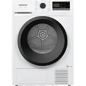 Heinner HHPD-M7N13PBKE++, Freistehend, Frontlader, Wärmepumpe, Weiß, Drehregler, Berührung, Rechts
