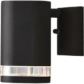 Konstsmide Modena schwarz lackiertes Aluminium, klares Acrylglas, Reflektor 7511-750
