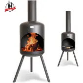 Bonfeu BonSelo Gartenkamin Schwarz