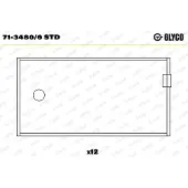 GLYCO 71-3480/6 STD Pleuellager für VOLVO F 7 F 80 N 7 A-Series