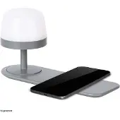 Nowa Tischleuchte Kunststoff grau, LED