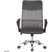 HTI Bürostuhl Chefsessel Landshut, 63 cm breit, 59 cm tief, 108-118 cm hoch, Sitzhöhe 45-55 cm