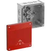 Spelsberg 80670001 Abzweigkasten, Schutzart IP66, max. Leiterquerschnitt 62, Schlagfestigkeit IK07, Schutzklasse II, Ui 1000V AC, Ui 1000V DC, DLG