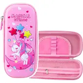 Leantoys Einhorn Federmäppchen 3D Faltbar Lila 23x10x5 cm