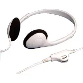 Value Stereo Kopfhörer mit Lautstärkeregler, grau