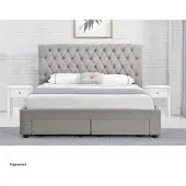 HTI Nachttisch Hayet Weiss 2er-Set