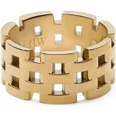 Daniel Wellington - Stunning gold-plated steel ring 5-Link DW0040100 - Circuit: 52 mm