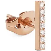 Daniel Wellington - Bronze single earring Bar with crystals DW00400860