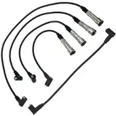 BESTPRICE Zündkabelsatz 5-teilig [Hersteller-Nr. 31472679] für VW, Seat