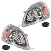 BESTPRICE 2x Scheinwerfer H4 mit Stellmotor ICHIKOH [Hersteller-Nr. 10429182] für Toyota