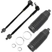 BESTPRICE Satz Spurstangen + Lenkmanschette [Hersteller-Nr. 30910232] für Audi, Skoda, VW, Seat