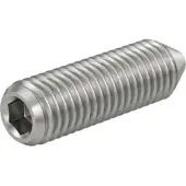 Hörger & Geßler Gewindestift ISO 4026 Kegelkuppe/Innen-6-kant M 4 x 3 45 H