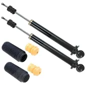 BESTPRICE 2x Stossdämpfer+Staubschutz hinten Gasdruck [Hersteller-Nr. 10611166] für Audi