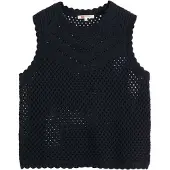 Levi's Adrienne Crochet Tank Top Black Größe: XS | Tanktops Outlet | Damen | Schwarz