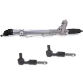 BESTPRICE Lenkgetriebe + 2x Spurstangenkopf [Hersteller-Nr. 40513859] für VW, Audi