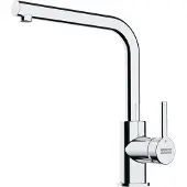 Franke LINA L, Standard, Chrom, Messing, Hebelgriffe, Einzelbild, 3/8"