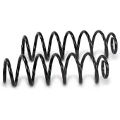 BESTPRICE 2x Fahrwerksfeder hinten [Hersteller-Nr. 40670415] für Seat, VW