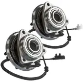 BESTPRICE 2x Radlagersatz inkl Radnabe Vorderachse [Hersteller-Nr. 10663056] für Jeep, Dodge